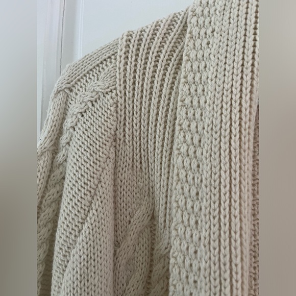 Cream Knitted Cardigan - Picture 2 of 2